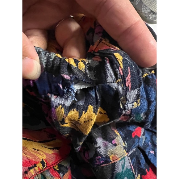 Together! Vintage 80's Women's Floral Button Front Pleated Dress Sz 10 - Picture 5 of 5